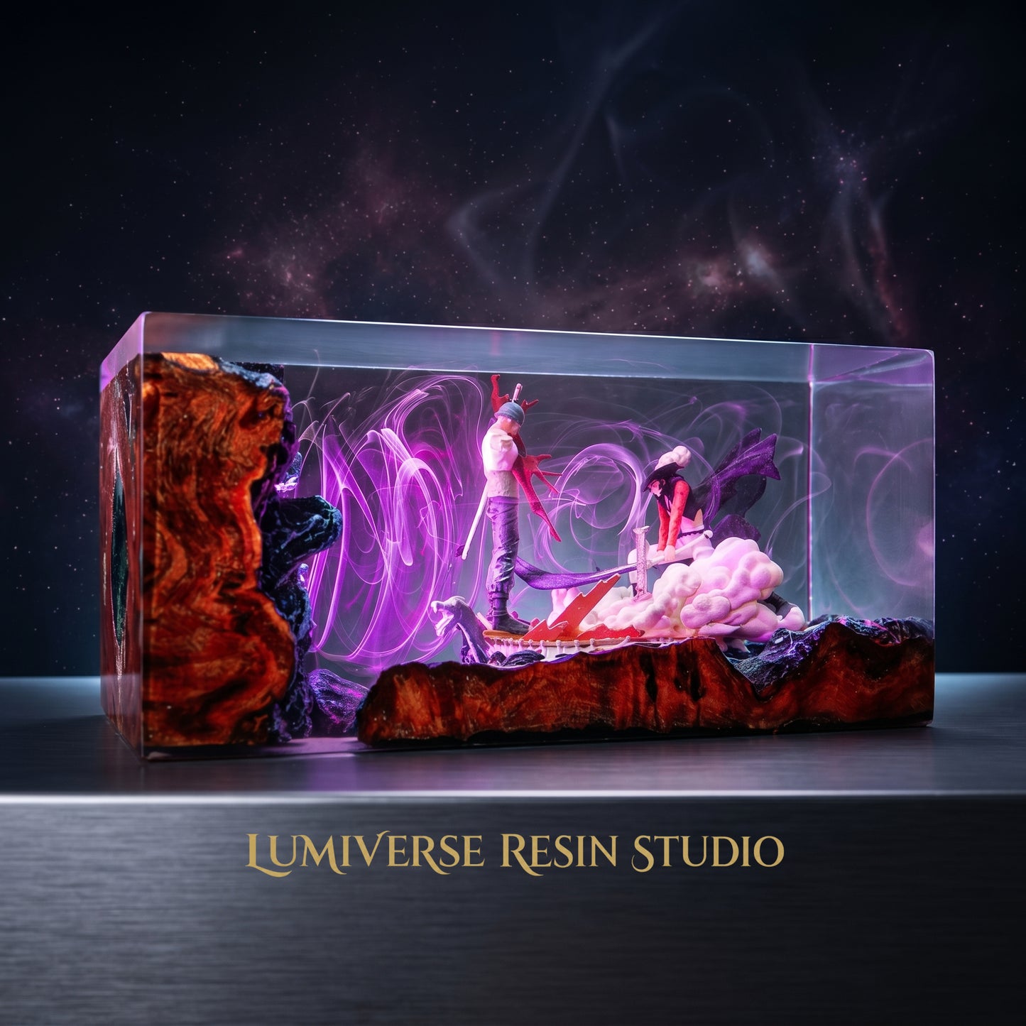 Zoro vs Mihawks Resin Lamp - One Piece