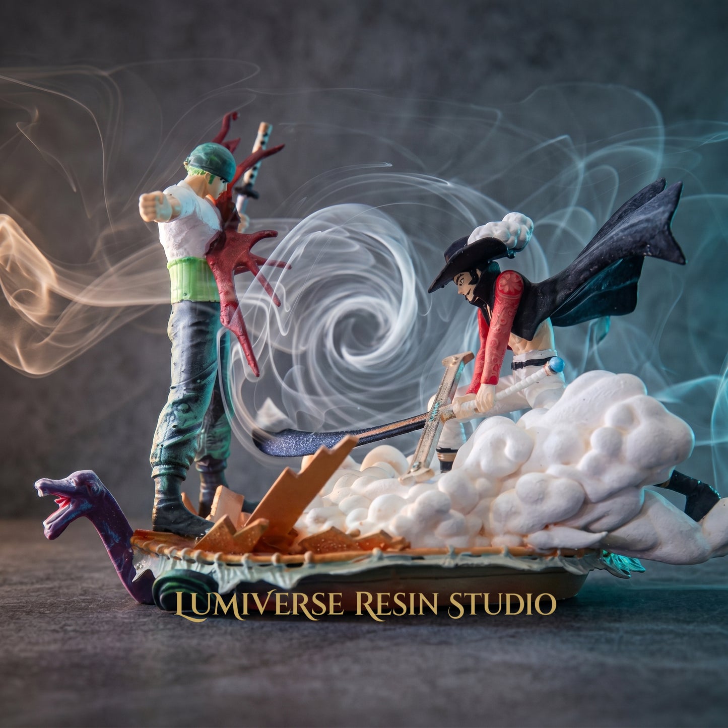 Zoro vs Mihawks Resin Lamp - One Piece
