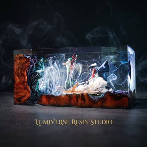 Zoro vs Mihawks Resin Lamp - One Piece