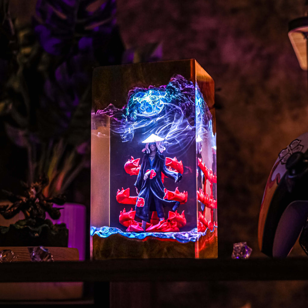 Itachi Resin Lamp | USB-Powered LED | Lumiverse Resin