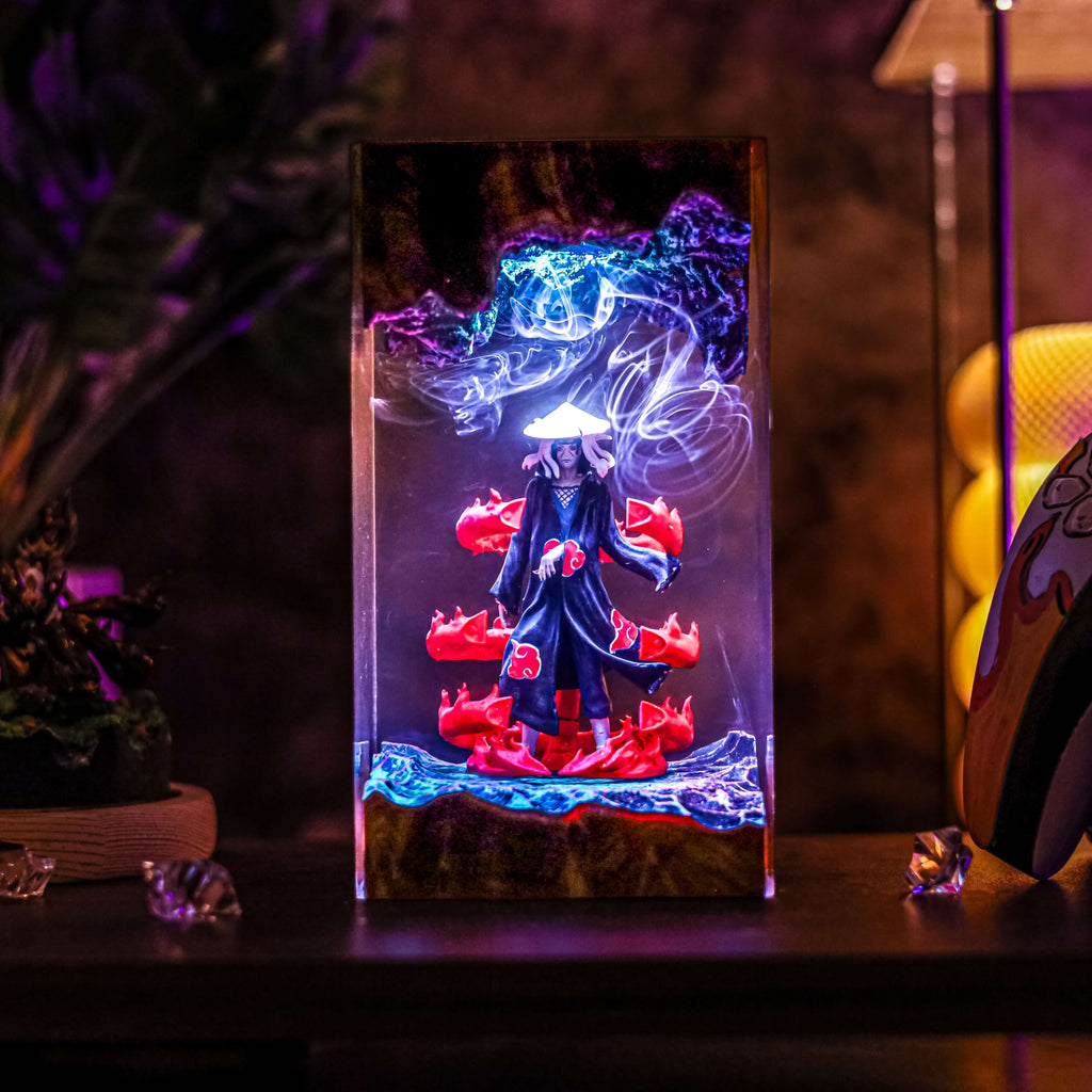 Itachi Resin Lamp | USB-Powered LED | Lumiverse Resin