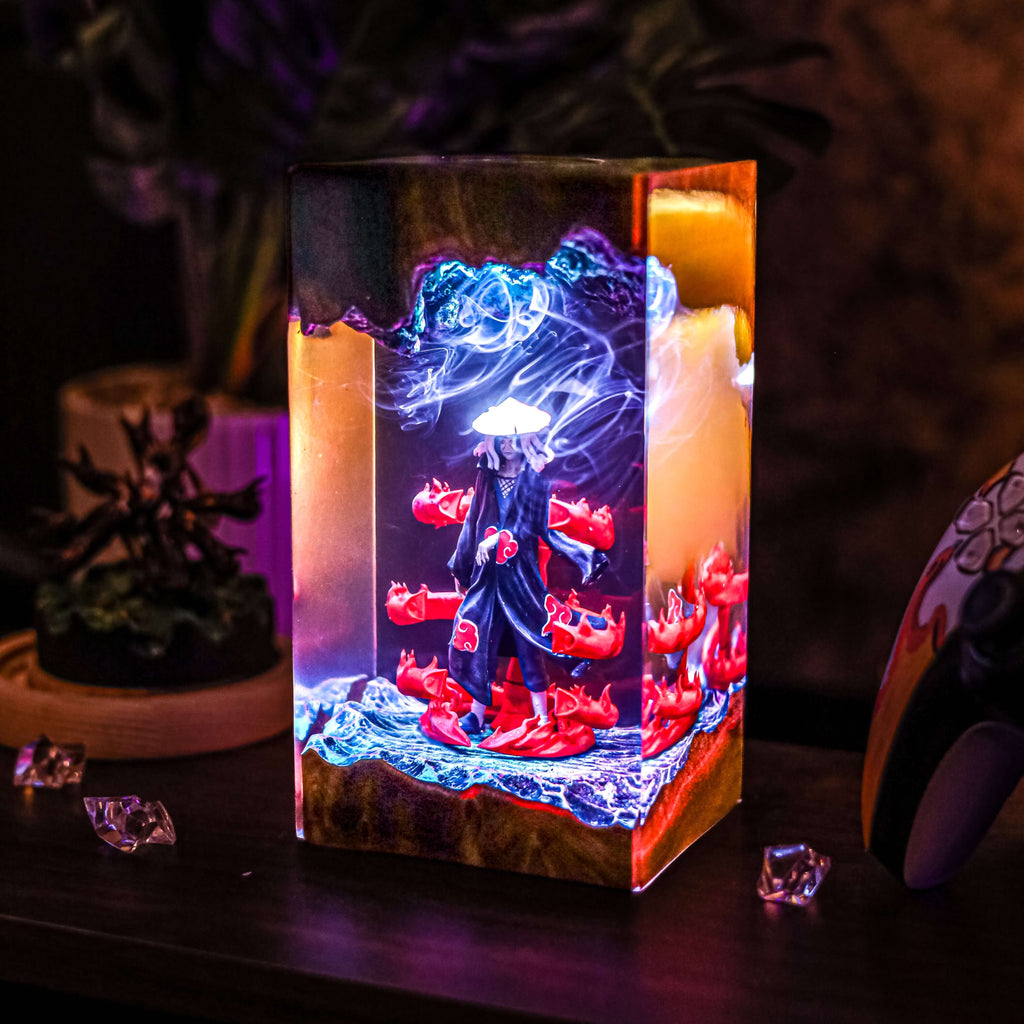 Itachi Resin Lamp | USB-Powered LED | Lumiverse Resin