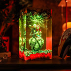 Jack Skellington Sally Resin Lamp | Warm LED Light NightmareBeforeChristmas | Lumiverse Resin