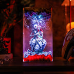 Jack Skellington Sally Resin Lamp | Warm LED Light NightmareBeforeChristmas | Lumiverse Resin