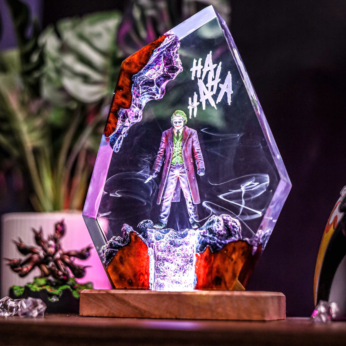 Joker Resin Lamp | DCComics Gift | Lumiverse Resin