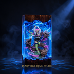 Kanroji Mitsuri Resin Lamp | Handmade LED DemonSlayer | Lumiverse Resin