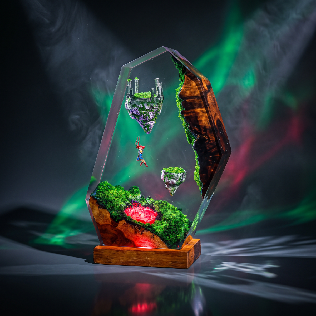 Link Resin Lamp | Multicolor LED Glow TheLegendOfZelda | Lumiverse Resin