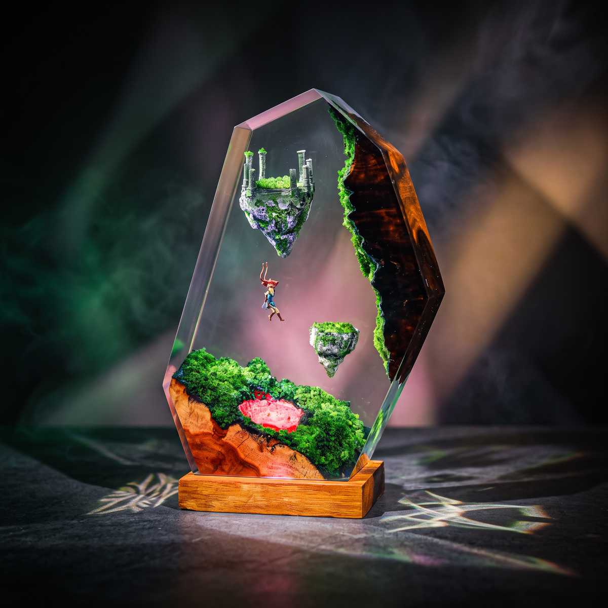 Link Resin Lamp | Multicolor LED Glow TheLegendOfZelda | Lumiverse Resin