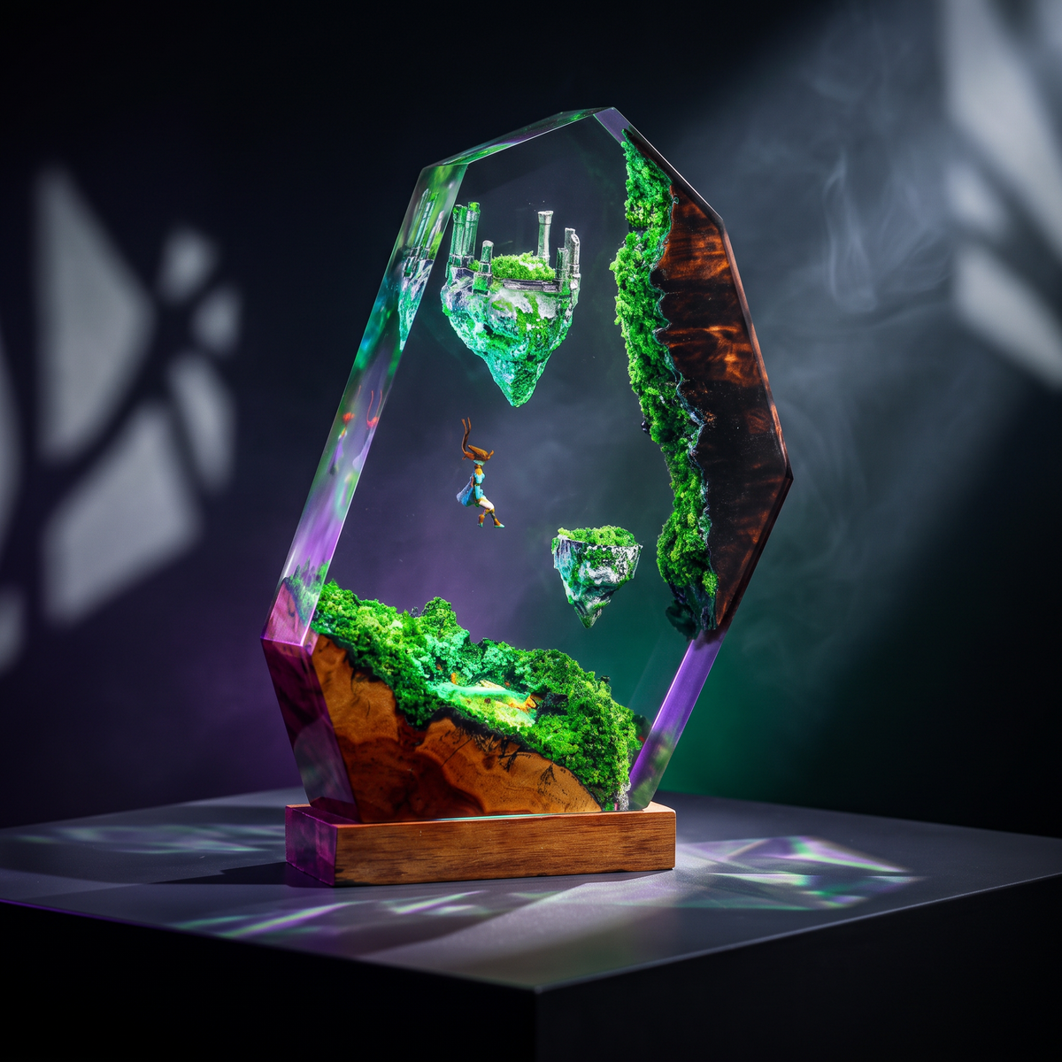 Link Resin Lamp | Multicolor LED Glow TheLegendOfZelda | Lumiverse Resin