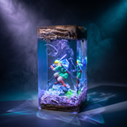 Link Resin Lamp | TheLegendOfZelda Gift | Lumiverse Resin