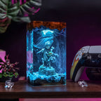 Luffy Gear 5 Resin Lamp | USB-Powered LED OnePiece | Lumiverse Resin