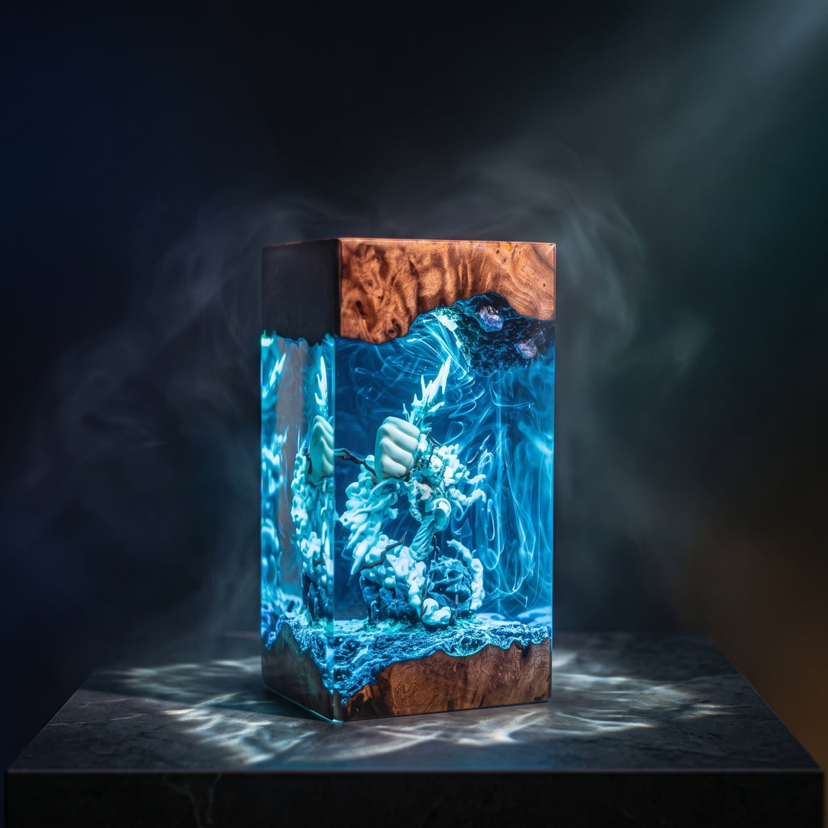 Luffy Gear 5 Resin Lamp | Handmade LED OnePiece | Lumiverse Resin