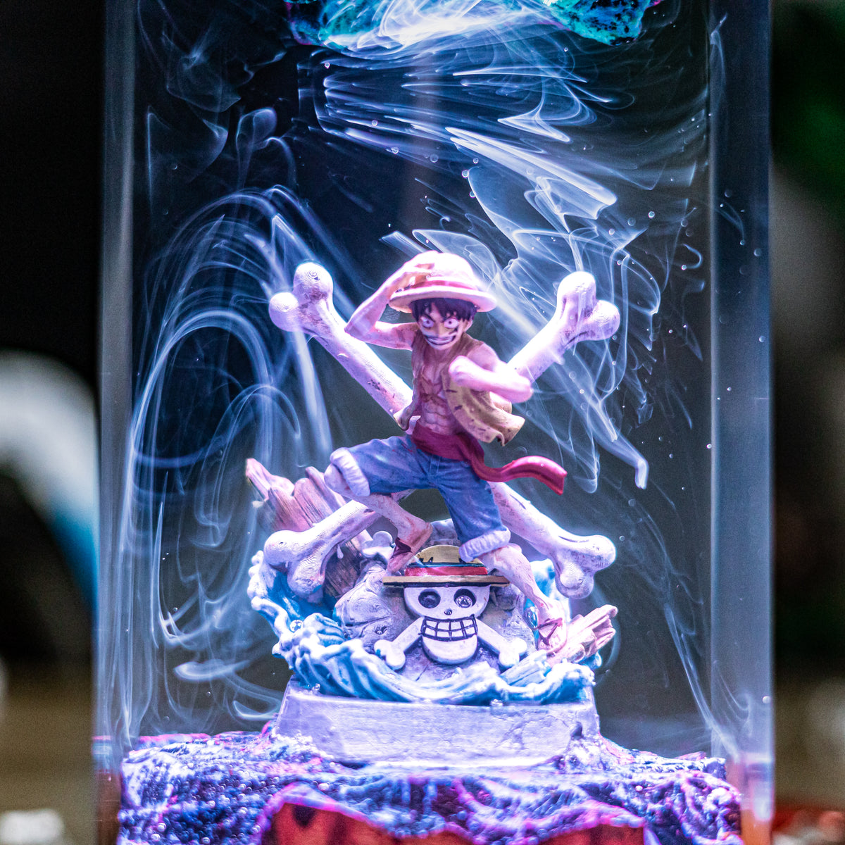Luffy Gear 5 Resin Lamp | OnePiece Gift | Lumiverse Resin