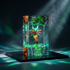 Majora S Mask Resin Lamp | Handmade TheLegendOfZelda LED | Lumiverse Resin