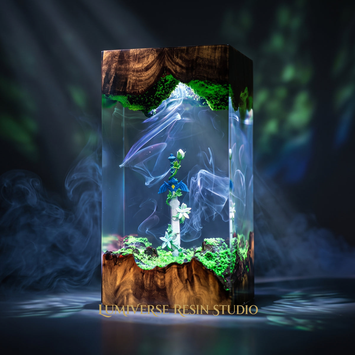 Master Sword Resin Lamp | Handmade LED | Lumiverse Resin