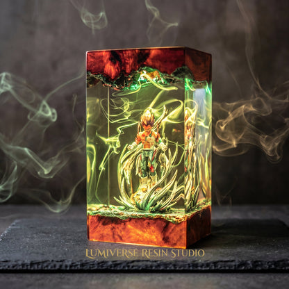 Vegeta Ego Resin lamp - Dragonaball Z Lumi Verseresin Studio