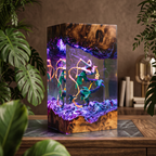Mega Rayquaza Resin Lamp | USB-Powered LED Pokemon | Lumiverse Resin