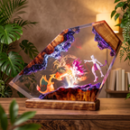 Mewtwo Resin Lamp | Pokemon Gift | Lumiverse Resin