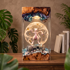 Mewtwo Resin Lamp | Pokemon Gift | Lumiverse Resin