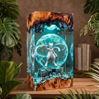 Mewtwo Resin Lamp | Pokemon Gift | Lumiverse Resin