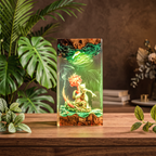 Mewtwo Resin Lamp | Pokemon Gift | Lumiverse Resin