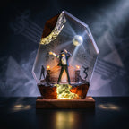 Michael Jackson Disco Resin Lamp | Multicolor LED Glow | Lumiverse Resin