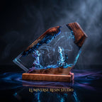 Might Guy Resin Lamp | Handmade LED | Lumiverse Resin