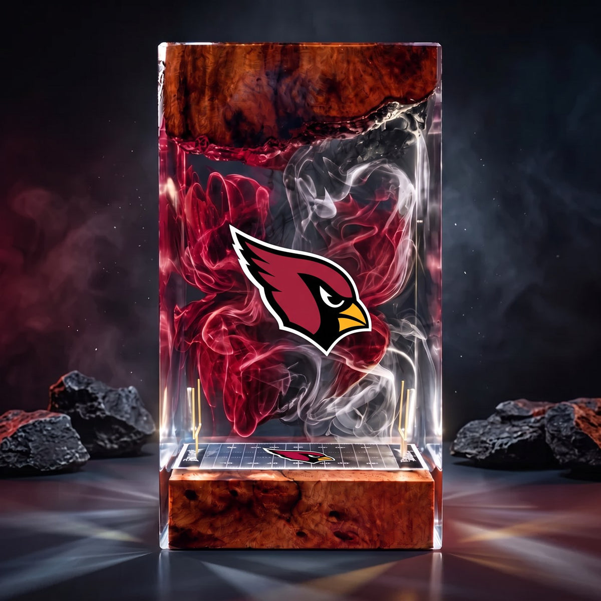 Arizona Cardinals resin display lamp