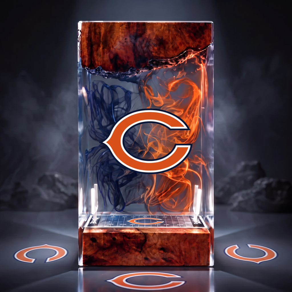 Chicago Bears resin display lamp