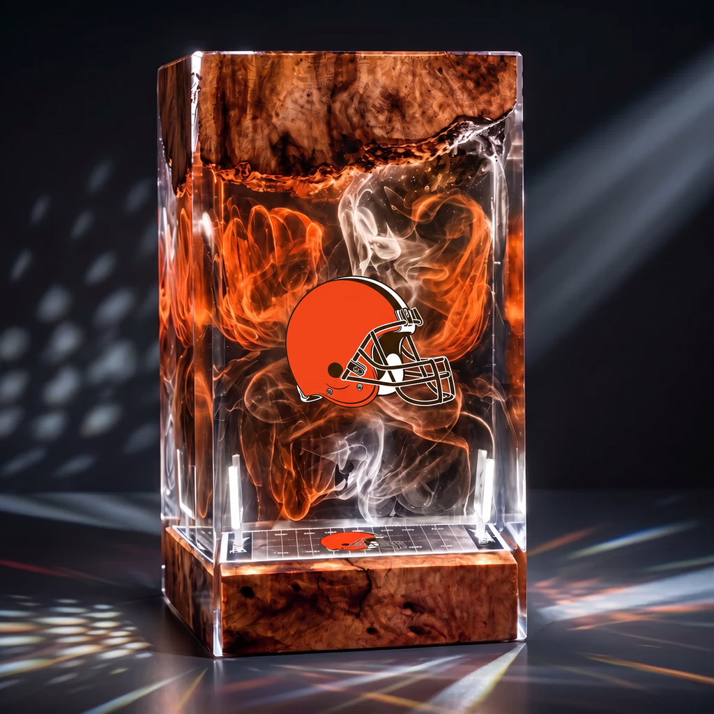 Cleveland Browns resin display lamp
