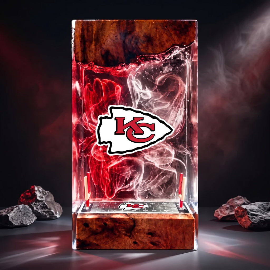 Kansas City Chiefs resin display lamp