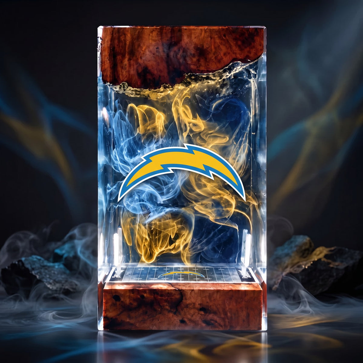 Los Angeles Chargers resin display lamp