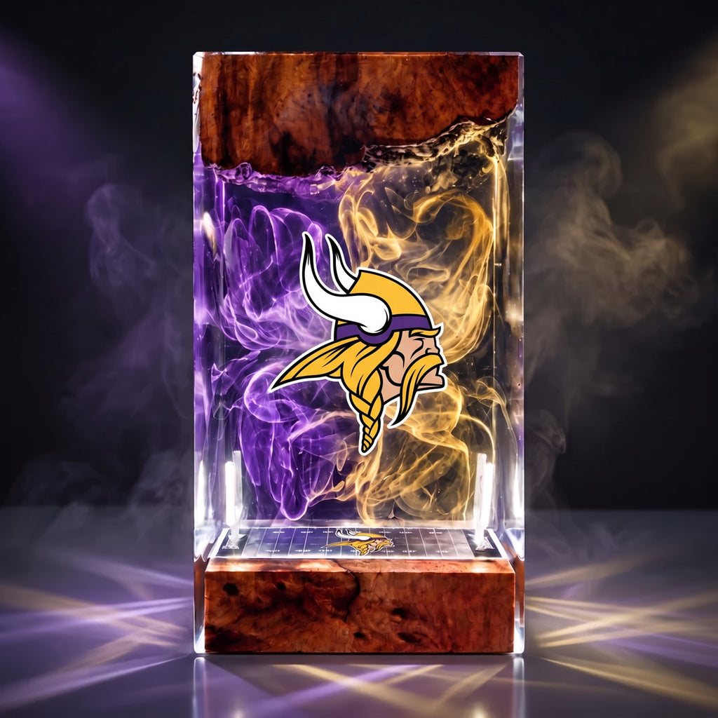 Minnesota Vikings resin display lamp