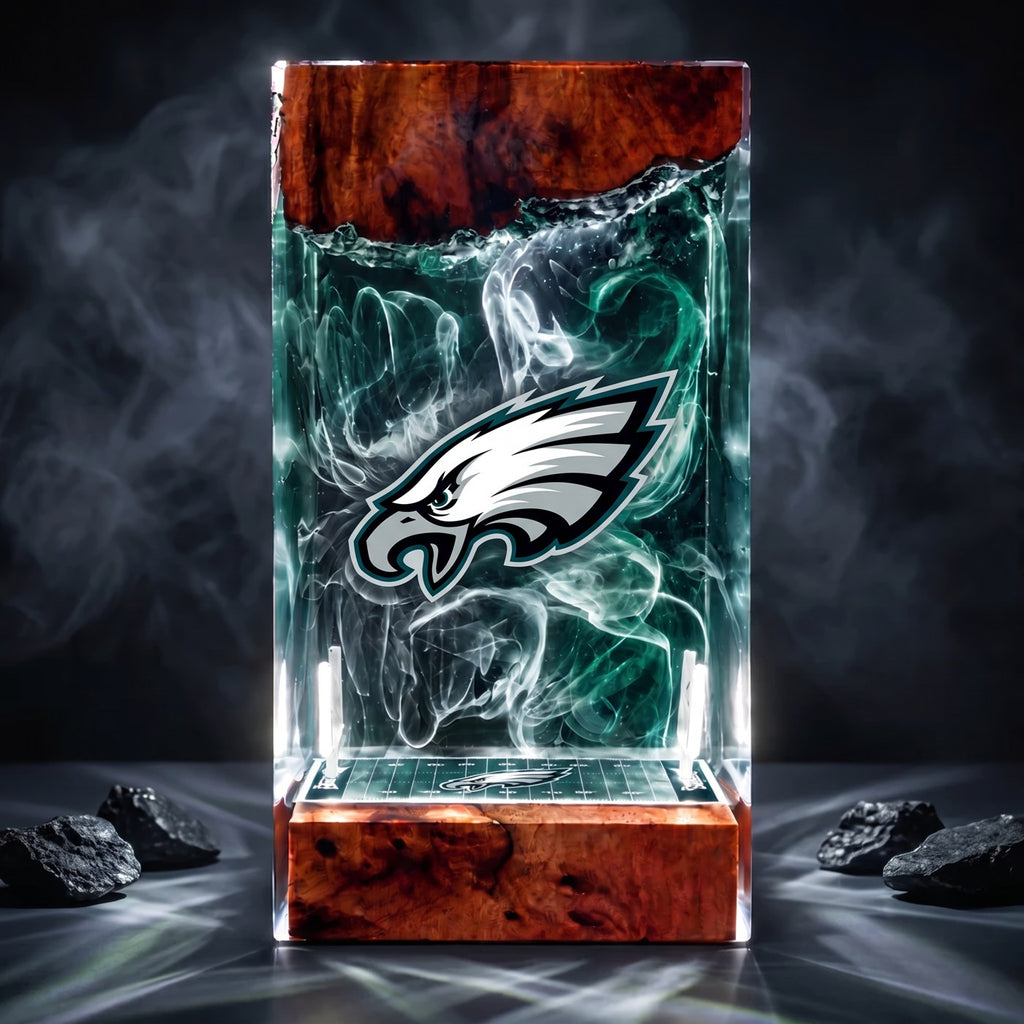 Philadelphia Eagles resin display lamp