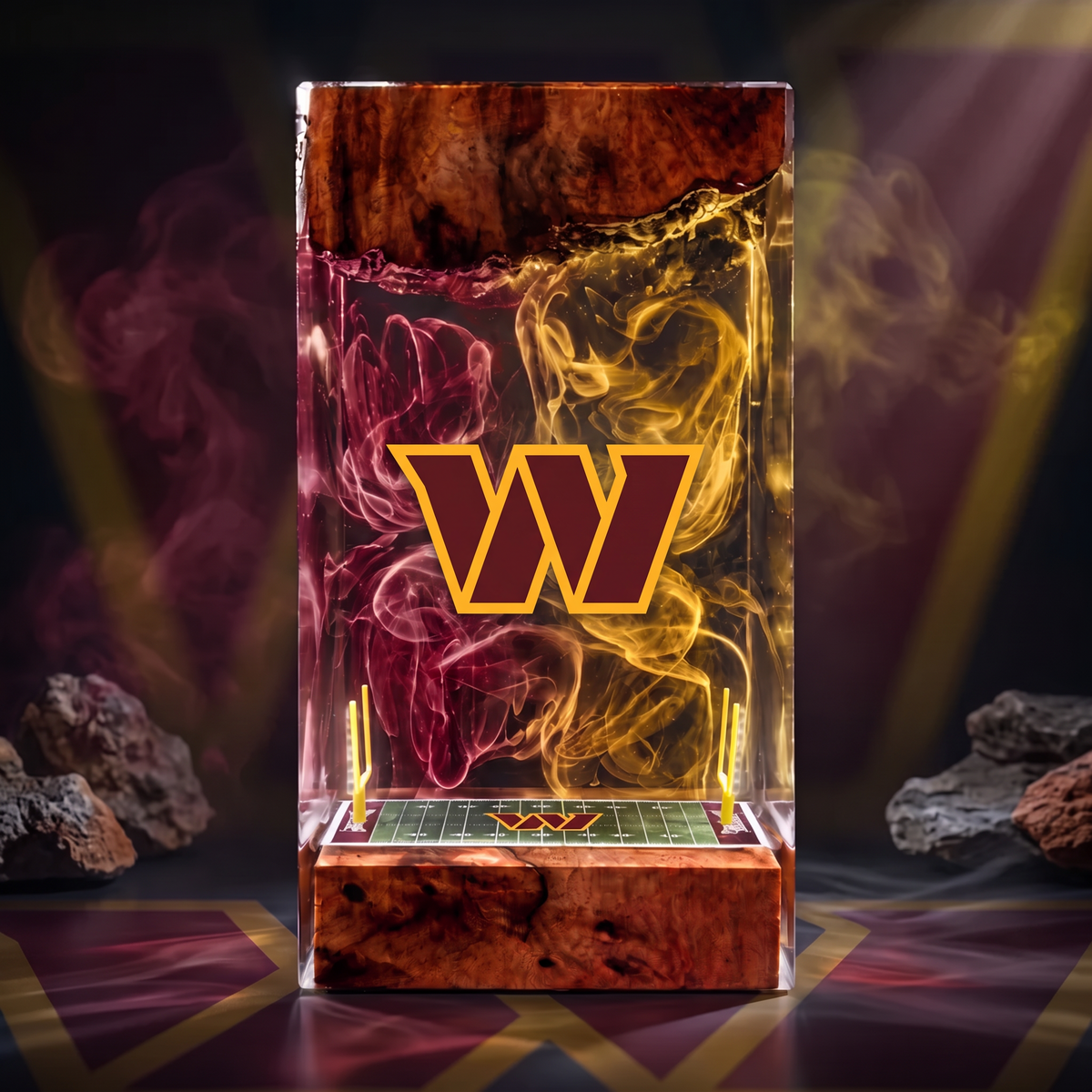 Washington Commanders resin display lamp