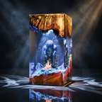 Onion Knight Resin Lamp | LED Diorama DarkSouls | Lumiverse Resin