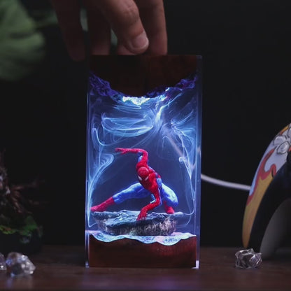 Spiderman Resin Lamp V4 - Marvel Comics