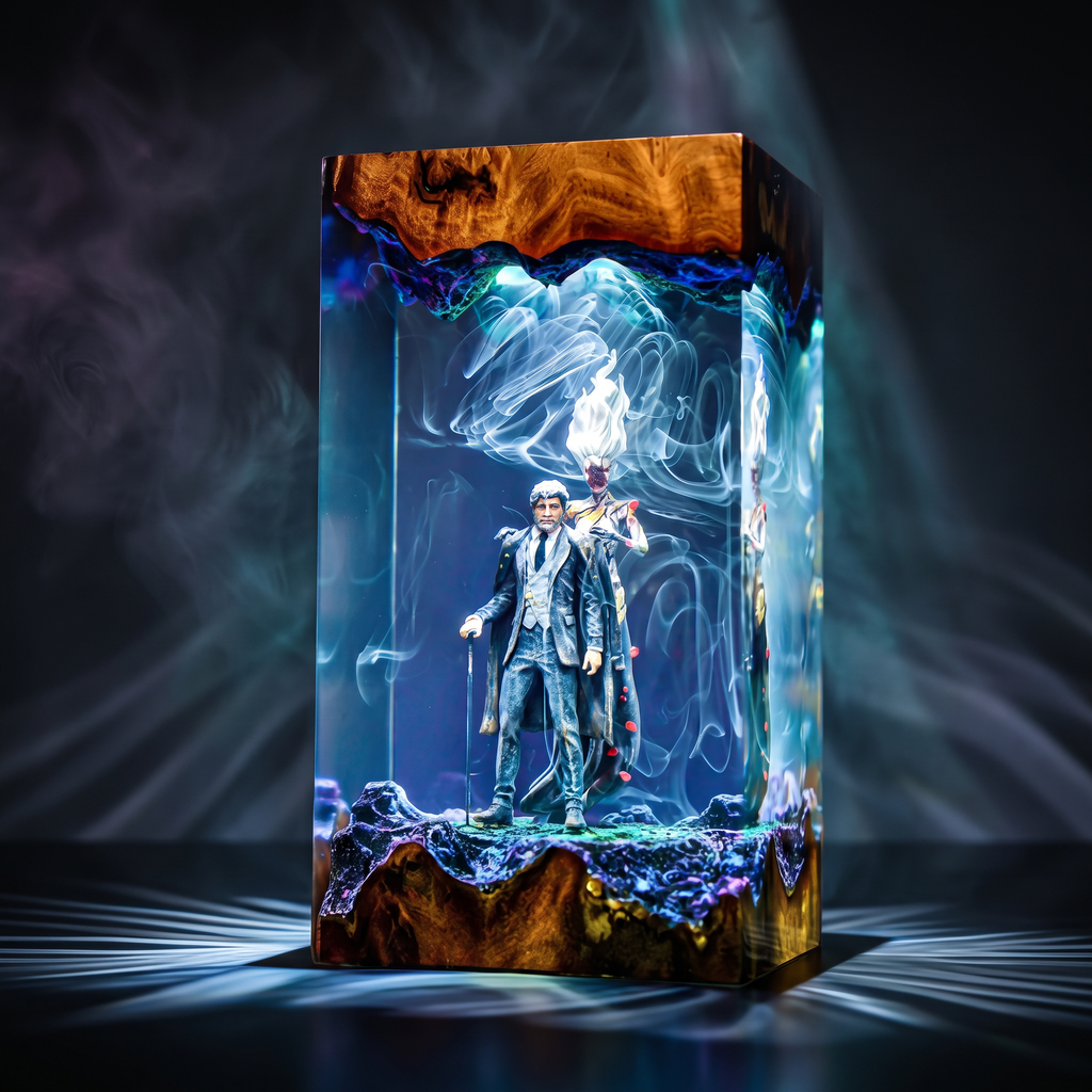 Renoir Resin Lamp | ClairObscurExpedition33 Gift | Lumiverse Resin