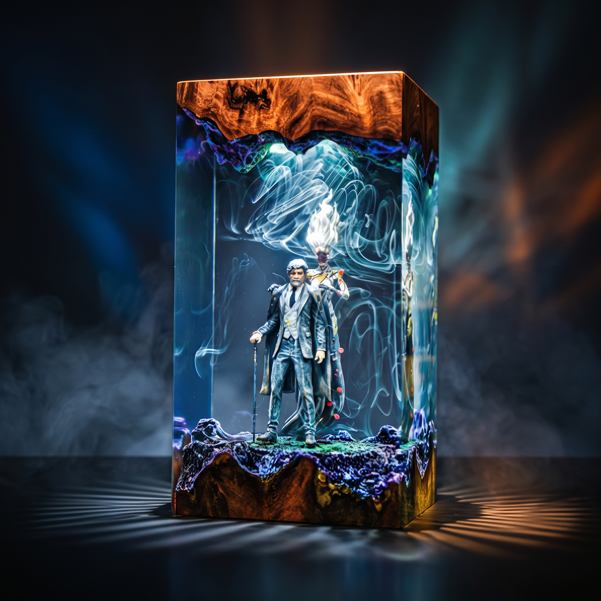 Renoir Resin Lamp | ClairObscurExpedition33 Gift | Lumiverse Resin