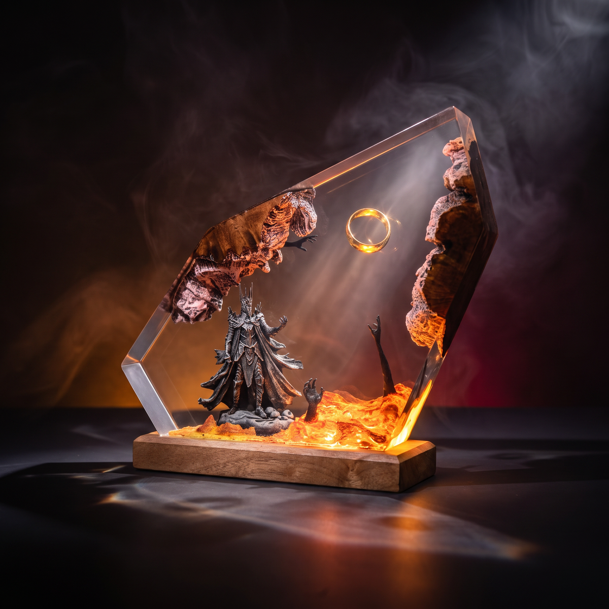 Sauron Resin Lamp | TheLordOfRing Gift | Lumiverse Resin