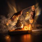 Sauron Resin Lamp | TheLordOfRing Gift | Lumiverse Resin