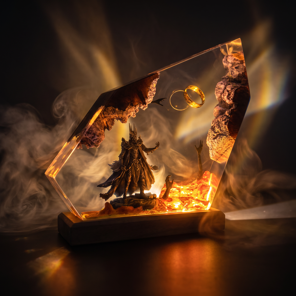 Sauron Resin Lamp | TheLordOfRing Gift | Lumiverse Resin