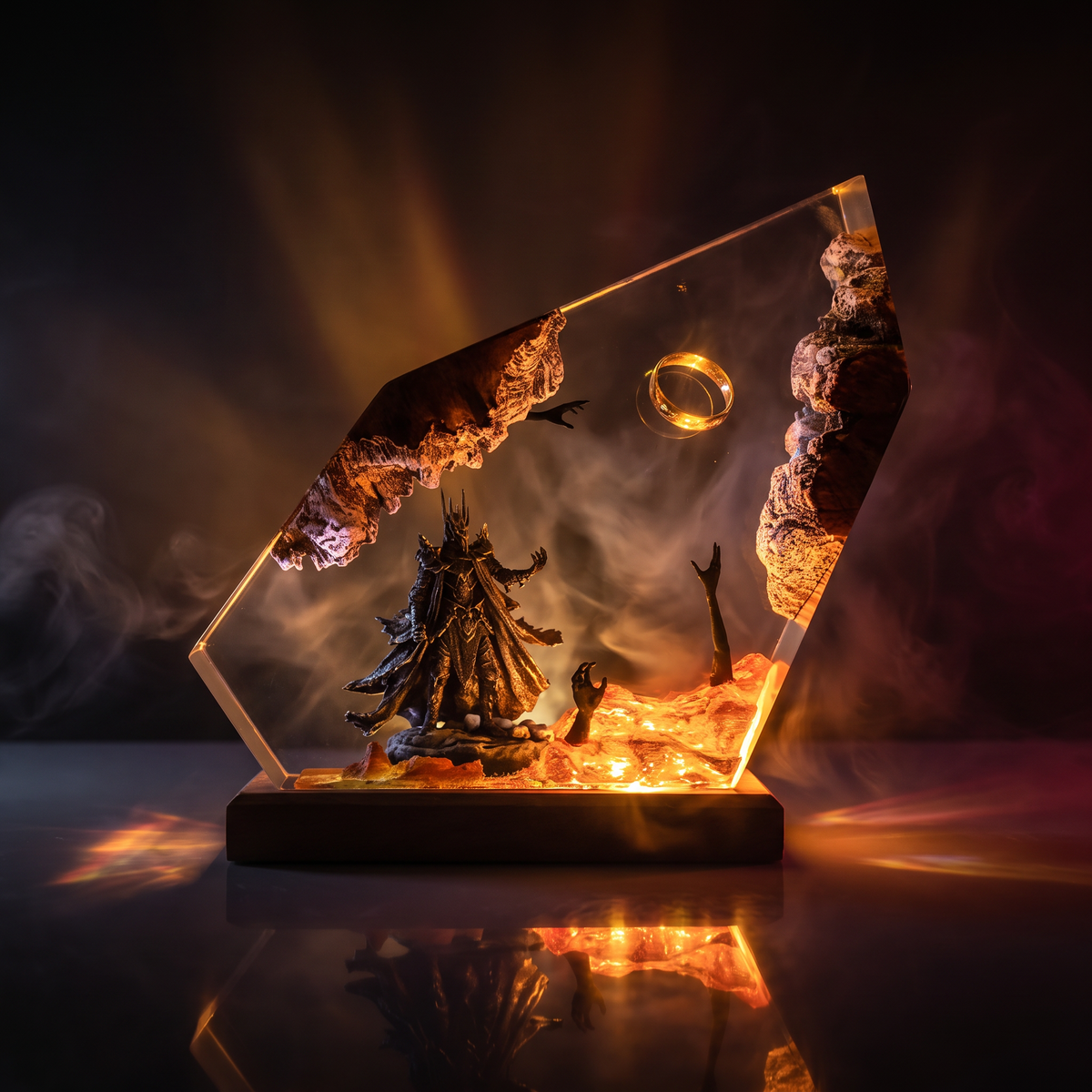 Sauron Resin Lamp | TheLordOfRing Gift | Lumiverse Resin