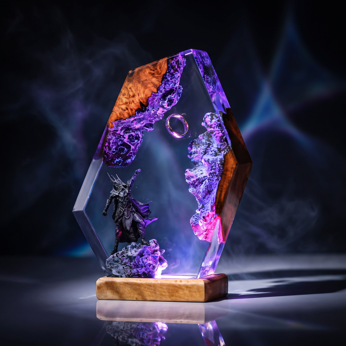 Sauron Resin Lamp | LED Diorama TheLordOfRing | Lumiverse Resin