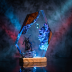 Sauron Resin Lamp | LED Diorama TheLordOfRing | Lumiverse Resin