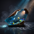 Shark Resin Lamp | Handmade LED Ocean | Lumiverse Resin