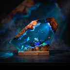 Shark Resin Lamp | Handmade LED Ocean | Lumiverse Resin