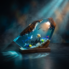 Shark Resin Lamp | Handmade LED Ocean | Lumiverse Resin