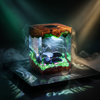 Sleeping Toothless Resin Lamp | Handmade LED HowToTrainYourDragon | Lumiverse Resin