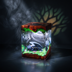 Sleeping Toothless Resin Lamp | Handmade LED HowToTrainYourDragon | Lumiverse Resin